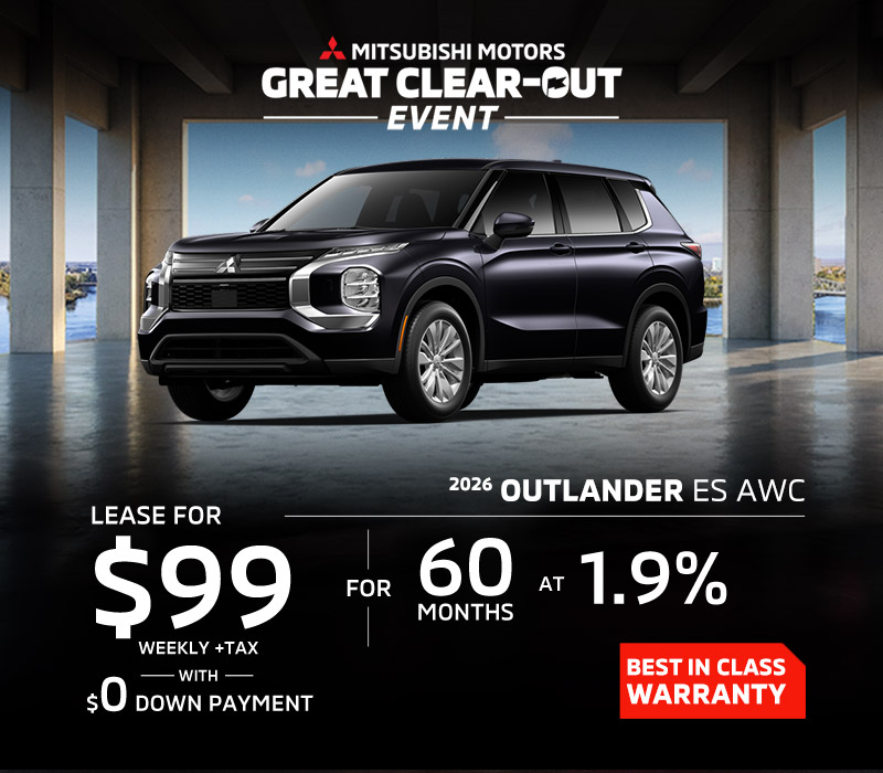 2026 Mitsubishi Outlander — ES S-AWC vehicle special