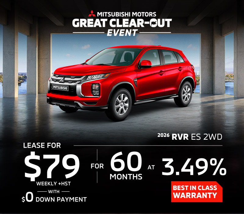 2026 Mitsubishi RVR — ES vehicle special