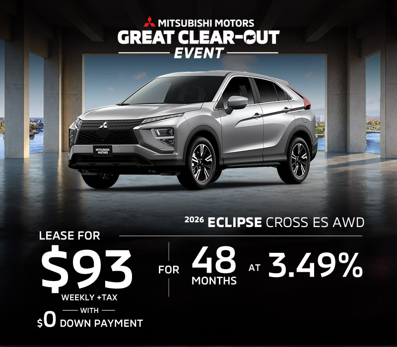 2026 Mitsubishi Eclipse Cross — ES S-AWC vehicle special