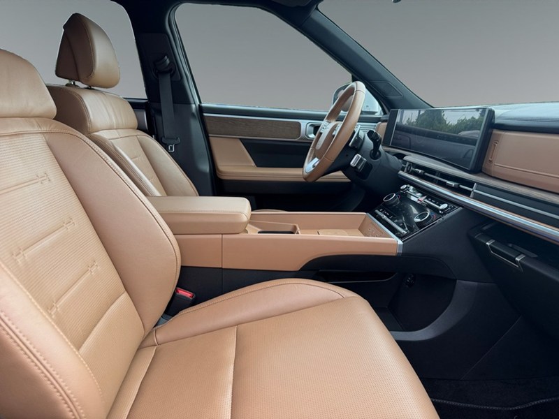 SERENITY WHITE 2025 Hyundai Santa Fe Luxury AWD