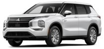 White Diamond [White] 2026 Mitsubishi Outlander Plug-In Hybrid ES exterior