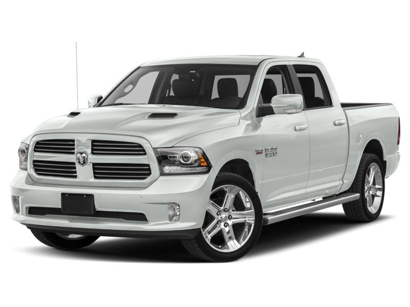 2018 RAM 1500 Sport 4x4 Crew Cab 5'7" Box *Ltd Avail* Bright White  Shot 46