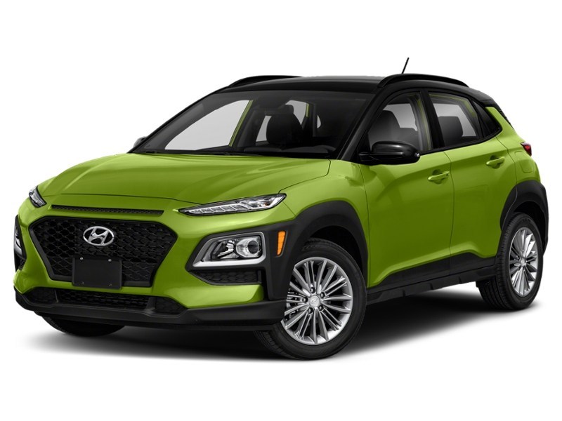 Acid Yellow w/Black Roof 2018 Hyundai Kona 1.6T Trend AWD exterior