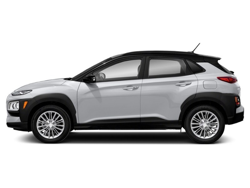 Chalk White w/Black Roof 2018 Hyundai Kona 1.6T Trend AWD exterior