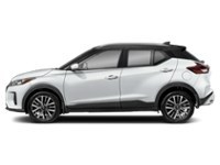 Aspen White TriCoat/Super Black 2024 Nissan Kicks SV FWD exterior