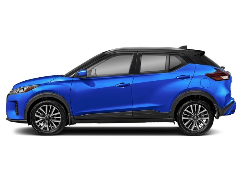 Electric Blue Metallic/Super Black 2024 Nissan Kicks SV FWD exterior
