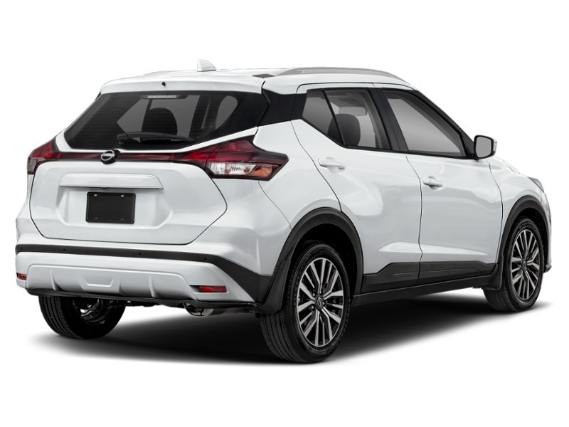 Aspen White TriCoat 2024 Nissan Kicks SV FWD exterior