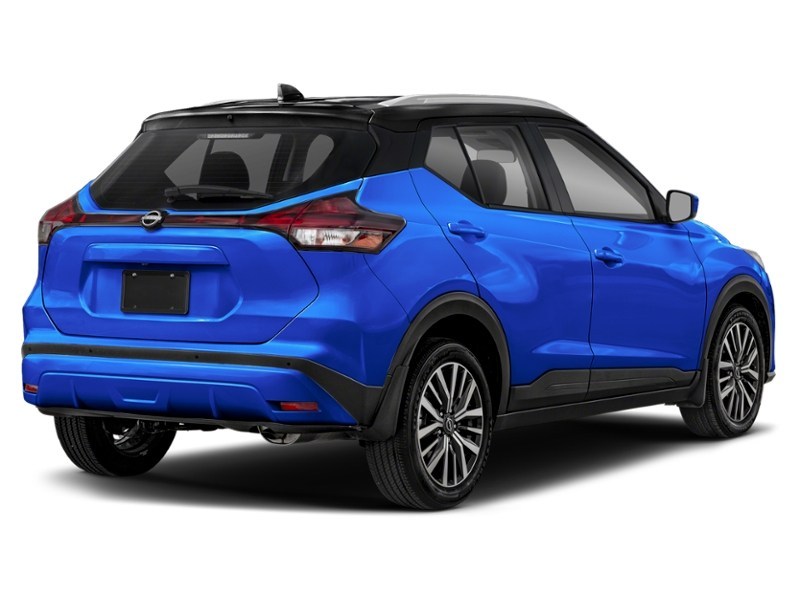 Electric Blue Metallic/Super Black 2024 Nissan Kicks SV FWD exterior